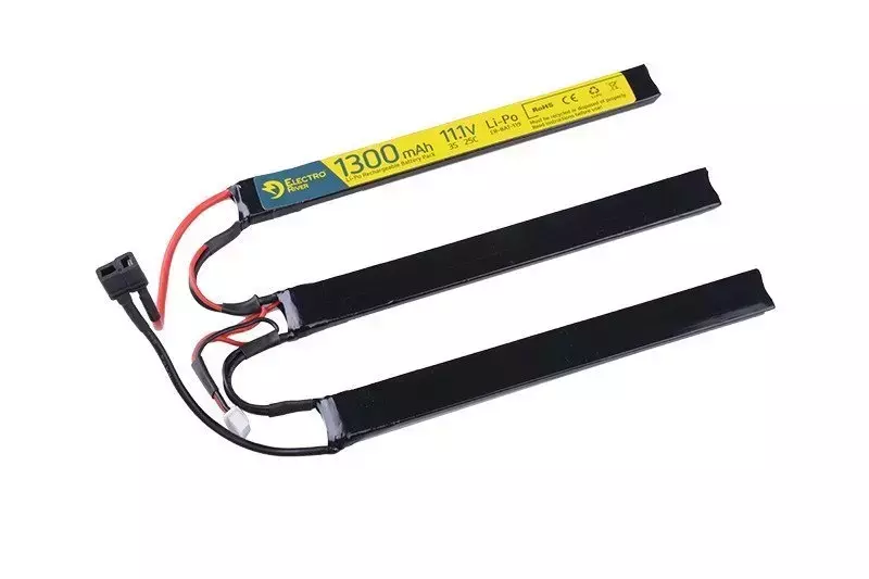 ELECTRO RIVER LiPo 11,1V 1300mAh three-module battery 25/50C T-connect (DEANS)