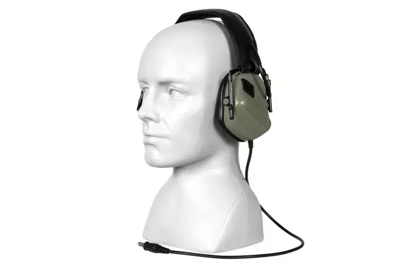 Zestaw słuchawkowy ERM - oliwkowy