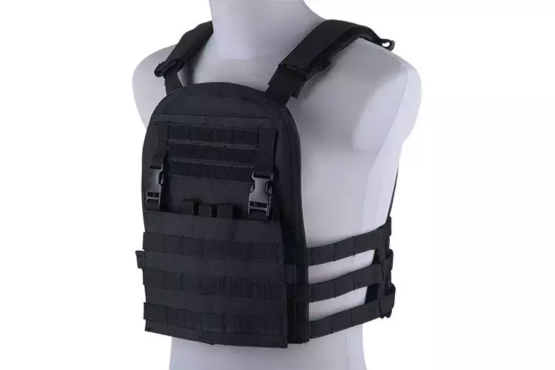 Chaleco plate carrier con panel desmontable - negro